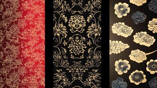 中式古典花纹图案集合