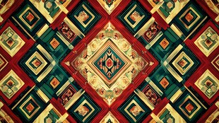 复古几何图案精美装饰纹理