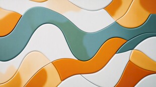 多彩波浪纹理背景图案