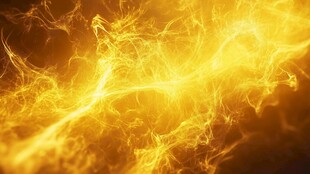 金色炫光火焰特效背景