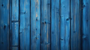 蓝色木板纹理背景图