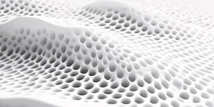 白色蜂窝状立体纹理图案