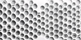 白色蜂窝状几何纹理图案