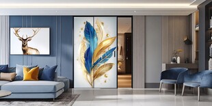 时尚轻奢风客厅装饰展示