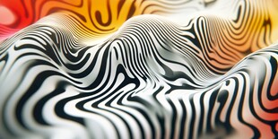 动感波纹抽象图案纹理