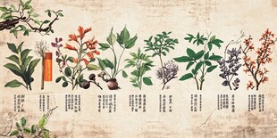 古代本草植物图谱展示