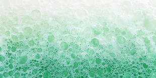翠绿泡沫背景图