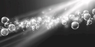 梦幻气泡光影背景图