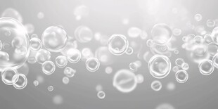 梦幻透明气泡背景图