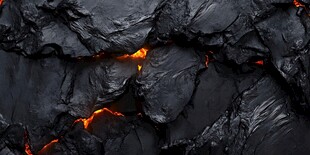 炽热熔岩裂缝的震撼景象