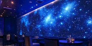 梦幻星空主题餐厅场景