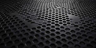 黑色蜂巢纹理背景图