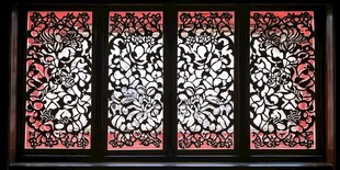 中式雕花窗棂 传统之美