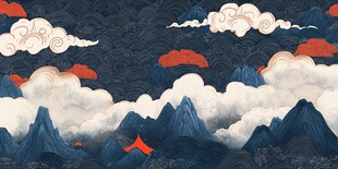 国风云海山川壮丽图景