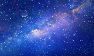 星空顶星空灯箱软膜背景