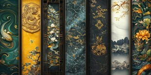 中式古典艺术纹理图案集