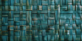 青绿色编织纹理图案