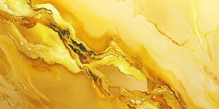 金黄流动纹理艺术背景图