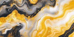 金黑大理石纹流体艺术
