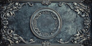 复古金属雕花装饰背景
