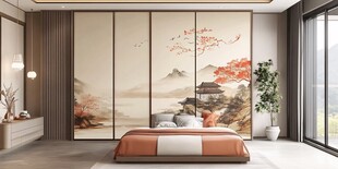 中式山水风卧室雅致空间