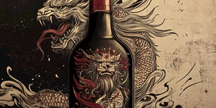 龙纹酒瓶 传统与时尚的碰撞