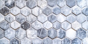 六边形大理石瓷砖纹理