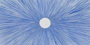 蓝色放射状抽象图案背景