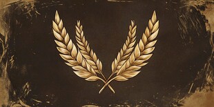 金色麦穗图标设计元素