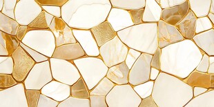 金色碎瓷片拼接纹理图案