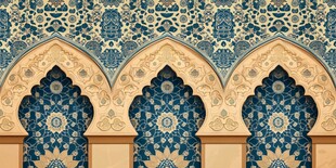 伊斯兰风格精美拱门图案