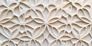 立体花卉纹理装饰图案