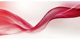 梦幻红绸飘带背景图
