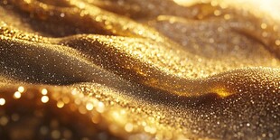 金色闪耀流动纹理背景
