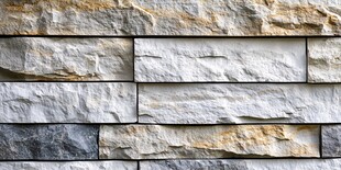 石砌墙面纹理特写