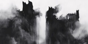 水墨山水意境图