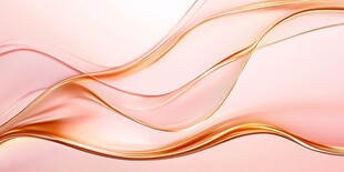 梦幻渐变流体波浪背景图