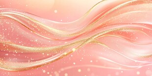 梦幻粉色金波背景图