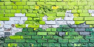 多彩斑驳砖墙纹理