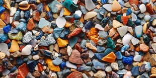 五彩斑斓的碎石世界