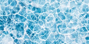 蓝色水波纹理特写