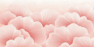 浪漫粉色花卉背景图案