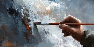 画家笔触下的艺术创作