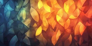 多彩几何抽象背景图案
