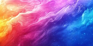 梦幻多彩流体背景图