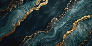 墨绿金纹大理石纹理背景