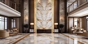 豪华大气的高端大厅设计