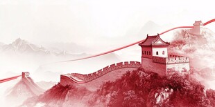 水墨长城 壮丽山河之景