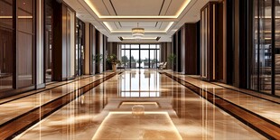 豪华大气的现代走廊空间