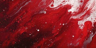 红色泼墨艺术纹理背景